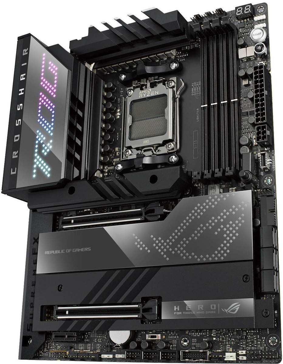 ASUS ROG CROSSHAIR X670E HERO AMD Socket AM5 Motherboard