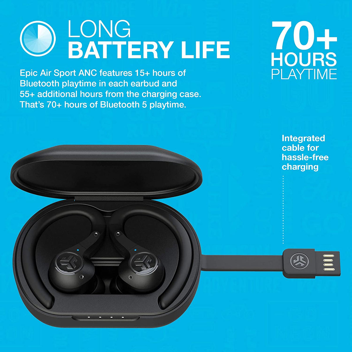 Jlab wireless headphones online charger