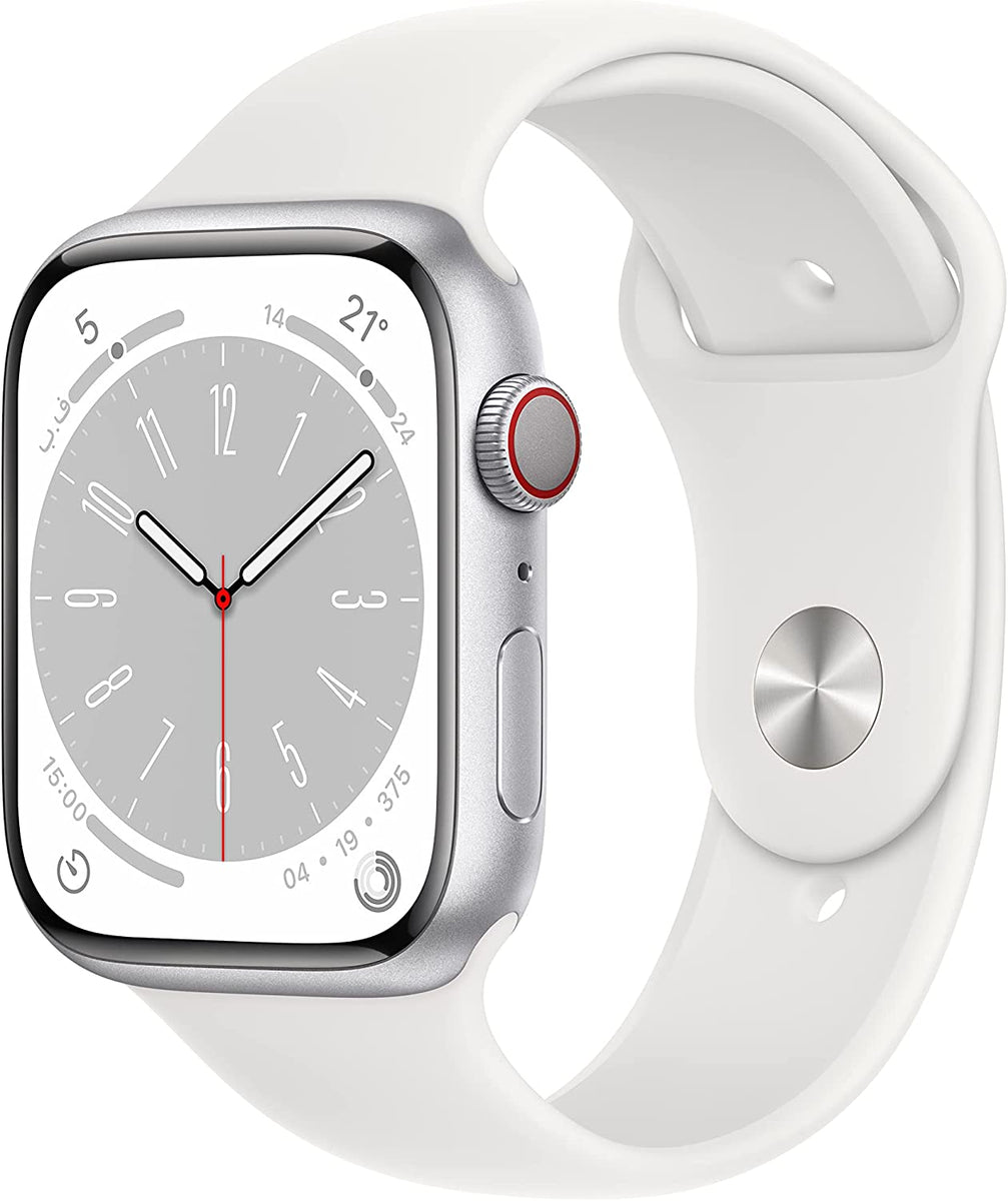 New Apple Watch Series (GPS Cellular, 45mm) Silver Aluminum