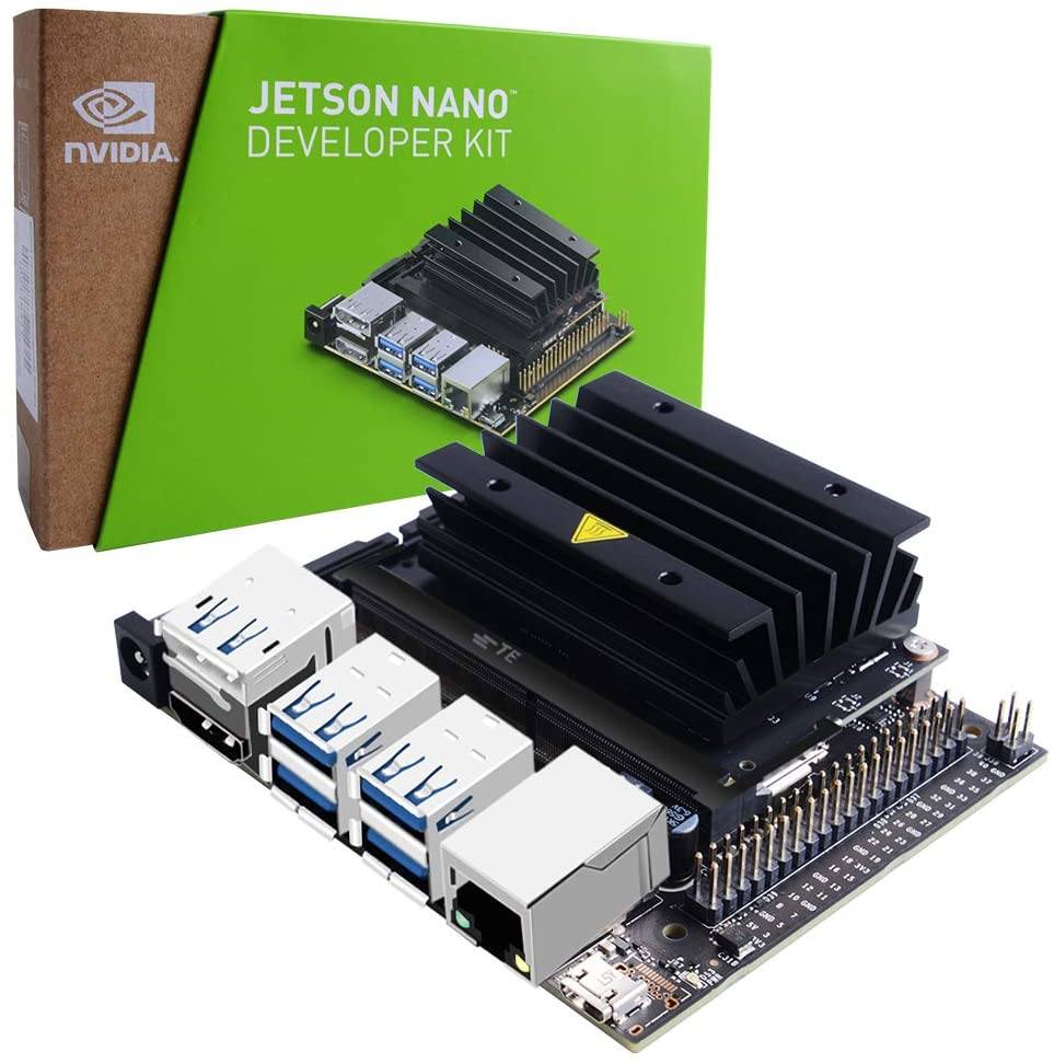 NVIDIA Jetson Nano 4GB Developer Kit B01 With 5V 4A Power Adapter, 64GB  Memory for AI Development Support Multi Neural Networks