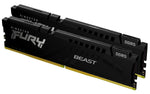 Hyperx Fury Beast 32GB (2x16GB) DDR5 4800MHz مجموعة قناة مزدوجة