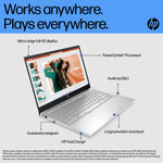 لابتوب HP Pavilion 14-dv0521sa شاشة 14 بوصة معالج Intel Core i5 رام 8GB تخزين 512GB SSD لون فضي