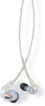 Shure SE425 PRO Wired Earbuds - Professional Sound Isolating Earphones with Detailed Sound, Dual-Driver Hybrid, Secure in-Ear Fit, Detachable Cable, Durable Quality - Clear (SE425-CL)