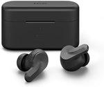 EPOS ADAPT E1 True Wireless Earbuds Black - Hybrid ANC, Multi-Point Bluetooth, Microsoft Teams & Made for iPhone Certified, 50H Battery, Wireless Charging, Semi Open, USB C Dongle IPX5 Water Resistant