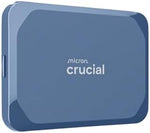 Crucial X10 8TB External Portable SSD Drive - Up to 2100MB/s, USB-C 3.2 Gen2, IP65 Dust and Water Resistant, External Solid State Drive, Matte Blue - CT8000X10SSD9-02