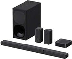Sony HT-S40R 5.1ch 600W Soundbar for TV with Subwoofer and Wireless Rear Speakers with Bluetooth