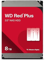 WD Red Plus 8TB NAS 3.5" Internal Hard Drive - 5640 RPM Class, SATA 6 Gb/s, CMR, 256MB Cache