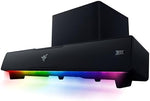 Razer Leviathan V2 - PC Gaming Soundbar with Subwoofer (Multi-driver PC Soundbar and Subwoofer, THX Spatial Audio, Bluetooth 5.2, RGB Chroma, Compact Form Factor) Black