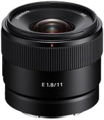 Sony 11mm f/1.8 Ultra-Wide E-Mount Prime Lens for APS-C Mirrorless Cameras – Ideal for Vlogging, Architecture, and Landscape