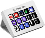 Elgato Stream Deck MK.2 White – Studio Controller, 15 macro keys, trigger actions in apps and software like OBS, Twitch, YouTube and more, works with Mac and PC