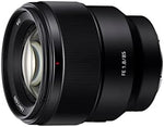 Sony 85mm f/1.8 Full-Frame E-Mount Prime Lens – Ideal for Portraits, Weddings, and Shallow Depth-of-Field Shots