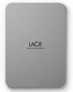 LaCie Mobile Drive Moon 4TB, External Hard Drive Portable, USB-C 3.2, PC Mac iPad & iPhone, Data Rescue Services (STLP4000400)