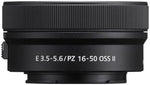 Sony E PZ 16-50mm F3.5-5.6 OSS II Compact APS-C standard power zoom lens (SELP16502)