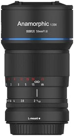 SIRUI 50mm F1.8 1.33X S35 Anamorphic Cine Lens S35 (L Mount) for S5 / S1 / Sigma fp