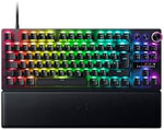 Razer Huntsman V3 Pro Tenkeyless - TKL Analog Optical Esports Gaming-Keyboard - Snap Tap - Rapid Trigger - Onboard Adjustments - Multi-Dial & Dedicated Control Buttons - QWERTY UK Layout | Black