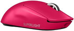 Logitech G PRO X SUPERLIGHT 2 LIGHTSPEED Wireless Gaming Mouse, 8K Polling, Lightweight, 60g, LIGHTFORCE Hybrid Switches, HERO 2 Sensor, 888 IPS, 44K DPI, 5 Programmable Buttons, USB-C, PC/Mac - Pink