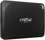 Crucial X10 Pro 4TB Portable External SSD, Up to 2100MB/s Read and 2000MB/s Write, External Solid State Drive, USB-C 3.2, PC and Mac, Dust and Water Resistance - CT4000X10PROSSD902