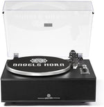 All-in-One Bluetooth Vinyl Record Player - High-Fidelity 2-Speed Turntable with Built-in Speakers - Includes Phono Preamp & Magnetic AT-3600L Cartridge - Black Classic Edition