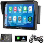 2025 Motorcycle CarPlay Screen Carpuride W702B for BMW R1200GS/R1250GS/S1000XR – 7" Wireless Android Auto & CarPlay, IP67 Waterproof Touchscreen, Dual Bluetooth, GPS Navigation, Siri Enabled