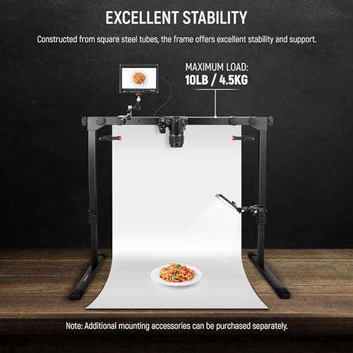 NEEWER Overhead Camera Mount Rig for Top Down Shot with 1s Quick Switch ...