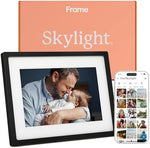 إطار Skylight - إطار صور رقمي WiFi يدعم العملاء، إطار صور رقمي مع سهولة الإعداد، إطار رقمي بشاشة تعمل باللمس، هدايا للآباء والأجداد - 10 بوصة أسود