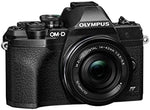 Olympus OM-D E-M10 Mark IV Micro Four Thirds System Camera Kit, 20 MP sensor, electronic viewfinder, 4K video, powerful AF, Wi-Fi, black incl. M.Zuiko Digital ED 14‑42mm F3.5‑5.6 EZ Pancake black