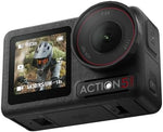 مجموعة DJI Osmo Action 5 Pro القياسية، كاميرا مقاومة للماء مع مستشعر 1/1.3 بوصة، فيديو 4K/120 إطارًا في الثانية، تتبع الموضوع، التثبيت، شاشات لمس OLED مزدوجة، كاميرا أكشن 4K مثالية للرياضة، مدونة فيديو