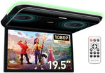 XTRONS 19.5-inch HD Digital TFT 16:9 Screen Car Overhead Video Ultra-Thin Car Roof Mounted Player 1080P with Built-in HDMI/AV/USB Speakers and Colourful Aura Light
