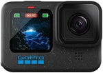 GoPro HERO12 Black - Waterproof Action Camera with 5.3K60 Ultra HD Video, 27MP Photos, HDR, 1/1.9" Image Sensor, Live Streaming, Webcam, Stabilization
