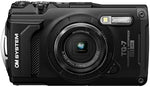 OM SYSTEM Tough TG-7 Black Digital Camera, 12MP, Waterproof, Shockproof, Underwater and Macro Shooting Modes, high speed image sensor, 4K Video, 4x-wide-angle zoom (successor Olympus TG-6)