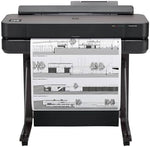 HP DesignJet T650 24-inch (5HB08D), Large Format Printer, Plotter, Standard A4-A1, 81 A1 Prints/Hour, Wi-Fi, Ethernet, USB, 2400x1200 dpi, Recycled Metal, 2-Year Warranty, HP Click, Black