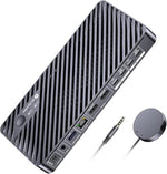 AV Access Docking Station KVM Switch 2 Monitors 2 Laptops, 4K KVM Switch Dual Monitor, 100W PD for Each PC, 1G Ethernet, EDID Emulation, Ideal for Home Office & Gaming