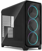 Fractal Design Meshify 3 XL Black RGB Tempered Glass Light Tint - Mesh Front Panel - Three ARGB Momentum 14 Gen 2 Fans Included - Spacious Interior - GPU up to 512mm - E-ATX/ATX/mATX Support