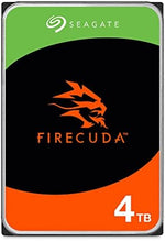 Seagate FireCuda HDD 4TB, Internal Hard Drive HDD, 3.5 Inch, CMR, SATA, 6 Gb/s, 7.200 RPM, 256MB Cache 300TB/year, Data Rescue Services (ST4000DXZ05)