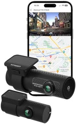 BlackVue DR770X-2CH Dash Cam UK Edition - Dual 1080p Full HD Front & Rear Cameras, Sony STARVIS Sensors, GPS, Wi-Fi, Bluetooth, 64GB SD Card, Parking Mode, 4G LTE Ready, Black