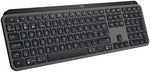 Logitech MX Keys S PLUS Wireless Keyboard, Low Profile, Fluid Quiet Typing, Programmable Keys, Backlighting, Bluetooth, USB C Rechargeable, Windows PC, Linux, Chrome, Mac, QWERTY UK English - Graphite