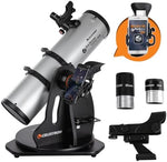 Celestron 22481 StarSense Explorer 130 مم تلسكوب Dobsonian للهواتف الذكية يعمل مع تطبيق StarSense لمساعدتك في العثور على السدم والكواكب والمزيد - متوافق مع iOS/Android