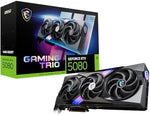 MSI GeForce RTX 5080 16G GAMING TRIO OC Graphics Card - RTX 5080 GPU, 16GB GDDR7 (30Gbps/256-bit), PCIe 5.0 - TRI FROZR 4 (3 x STORMFORCE Fan), Gaming & Silent mode, RGB - HDMI 2.1b, DisplayPort 2.1b