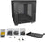StarTech.com 4-Post 12U Server Rack Cabinet, 19" Data Rack Cabinet Kit for IT / Network Equipment, with Adjustable Mounting Rails, Ships Fully Assembled image 3