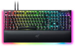 Razer BlackWidow V4 Pro (Green Switch) - Mechanical Gaming Keyboard (Clicky Mechanical Switches, Command Dial and 8 Dedicated Macro Keys, Multi-Function Roller, Wrist Rest) QWERTY UK Layout | Black