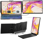 Laptop Screen Extender 14" FHD 1080P IPS Dual Screen Laptop Clip on Monitor Extender Portable Extra Display Extended Monitor for 13.3-17" Laptops Compatible with Macbook Windows Chrome
