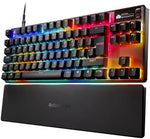 SteelSeries Apex Pro TKL Gen 3 - Gaming Keyboard - Hall Effect Switches; OmniPoint 3.0 - Adjustable Actuation - Game-Ready Presets - Rapid Trigger, Protection Mode, Rapid Tap/SOCD - English QWERTY