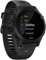 Garmin Forerunner 945, Premium GPS Running/Triathlon Smartwatch with Music, Black