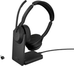 Jabra Evolve2 55 Stereo Wireless Headset with Charging Stand, Air Comfort Technology
