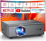 4K Smart Projector for Bedroom | 1200 ANSI, Compatible with Netflix & HDR10 | KOGATA AI Auto Focus, 6D Keystone, 100%–50% Zoom, WiFi 6 & Bluetooth 5.3 | Outdoor & Indoor Home Cinema Projectors