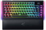 Razer BlackWidow V4 Pro 75% - Wireless Hot-Swappable Gaming-Keyboard - OLED display (command dial, 4K Hz & Bluetooth connectivity, magnetic palm rest) US Layout ISO | Black