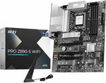 MSI PRO Z890-S WIFI Motherboard, ATX - Supports Intel Core Ultra Processors (Series 2), LGA 1851 - DDR5 Memory Boost (8600+ MT/s OC), PCIe 5.0 x16 & 4.0 x16, M.2 Gen5, Wi-Fi 7, 2.5G LAN