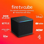 Amazon Fire TV Cube (Newest gen) | Hands-free streaming media player with Alexa, Wi-Fi 6E, 4K Ultra HD