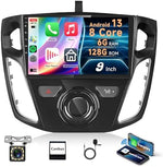 8 Core 6G+128G Car Radio for Ford Focus 2012-2018, Android Wireless Carplay Android Auto Rimoody 9 Inch Touchscreen GPS DSP-36 Mirror Link 4G-WiFi Bluetooth FM 59-UI Themes AHD Backup Camera