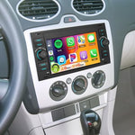 4Core+64G Car Radio Stereo for Ford Fiesta Focus Kuga Transit Connect Mondeo S-Max with DSP Wireless Carpaly Android Auto, Hodozzy 9" IPS Touchscreen Radio with Bluetooth GPS WiFi FM SWC Backup Camera